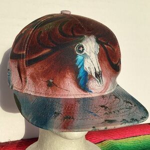 Nuzada horse skull SnapBack hat western cowboy
